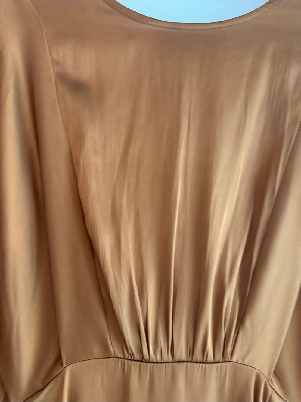 Astr Rust-Brown Long Sleeve Midi Dress - Picture 2 of 6